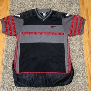 Adidas Vintage The Brand With The Three Stripes Mesh Jersey Shirt!!! SZ L